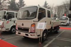 中國重汽HOWO 悍將 110馬力 3.24米雙排欄板輕卡